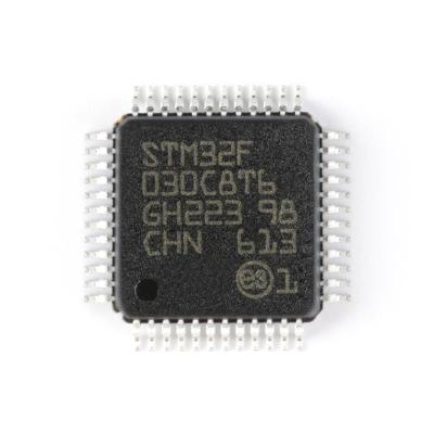 China Standard MCU 32-bit ARM STM32F030 integrated IC chip STM32F030C8T6 for sale