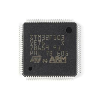 China Microcontroller Electronic Components Mcu Standard Chip Stm Board 32 Stm32f103 STM32F103VET6 IC Chip Price for sale