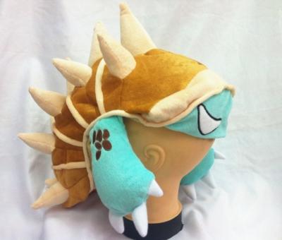 China Game LOL Rammus Teemo Hat Cosplay Cotton Props Headwear Halloween Carnival Cosplay Party Props Game Fans Gift for sale