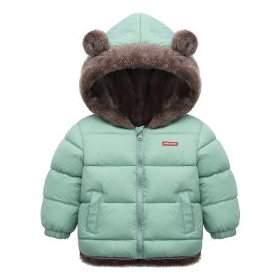 China Waterproof Kids Lamb Cashmere Padded Jacket Boys Down Padded Jacket Girls Padded Baby Padded Jacket for sale