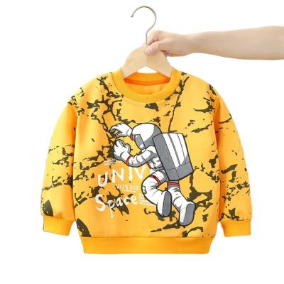 China Spring Winter 1-10yeaars Baby Sleeves T-shirt Sweatshirt Babies Boy Girls Hoodies Kids Cartoon Print Breathable Top Long Winter 1-10yeaars for sale