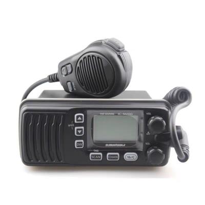 China VHF MARINE IC-M200 25W IPX7 Radio Transceiver Communication Equipment Marine Waterproof Walkie Talkie for sale