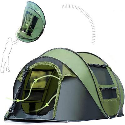 China High Quality AIMOYU Camping Tent 4 Person Wholesale Suppliers Portable Foldable Automatic Diagonal Tying Type Pop Up Tent Outdoor Camping Tents for sale