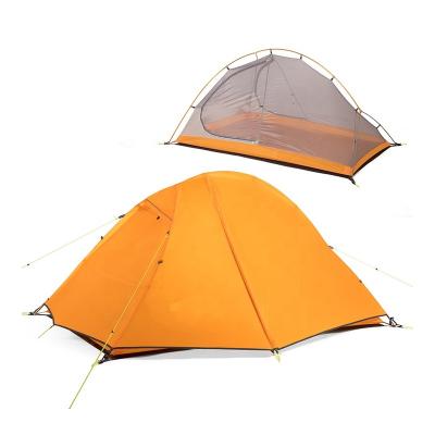 China AIMOYU Diagonal Tying Type 1 Person 3 Season Outdoor Waterproof Double Camping Tent for sale