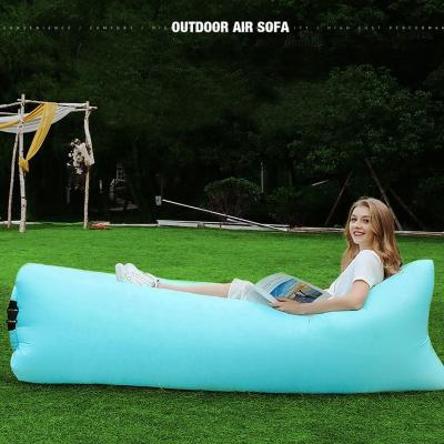 China Single Folding/Portable/Keep Warming AIMOYU Amazon Selling Camping Beach Air Sofa Outdoor Lazy Bag Fast Inflatable Air Sleeping Bag for sale