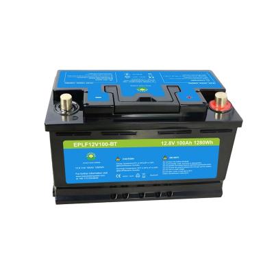 China 2021 hot sale deep cycle12 volt low temperature lithium battery pack Lifepo4 12v lithium battery 314*174*191mm for sale