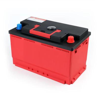 China Hot sale 12v 100ah lipo battery 12v starting a123 lifepo4 battery cell jump start battery 352*174*190mm for sale