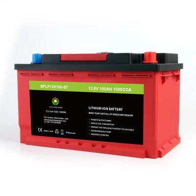 China Power Tools Lithium Ion Starting Battery 700CCA 1000CCA 12V 90ah 100ah LiFePO4 Car Battery for sale