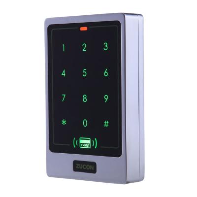 China Zucon Anti-theft Metal Card Access Control Machine 3000 Silver Bronze Waterproof Cards Or 5000 User Optional Cards for sale