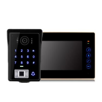 China ZUCON Durable 7 Inch Video Intercom Door Phone with Mobile App and Built-in Motion Detection 720P HD Video Built-in Camera for sale