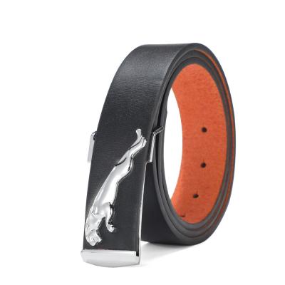 China ALLOY fashion leisure artificial leather PU plate buckle belt manufacturers selling both men and women for sale