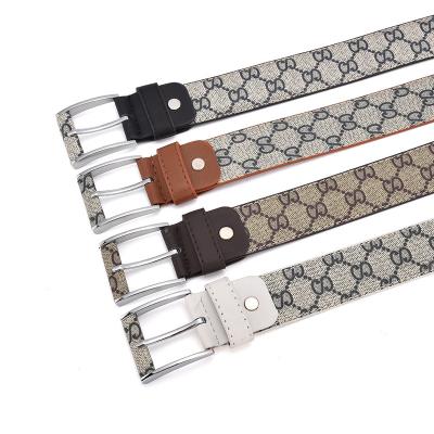 China Wholesale Direct Selling Men and Women ALLOY Leisure Pin Buckle Artificial Leather PU Belt Belt Spot for sale