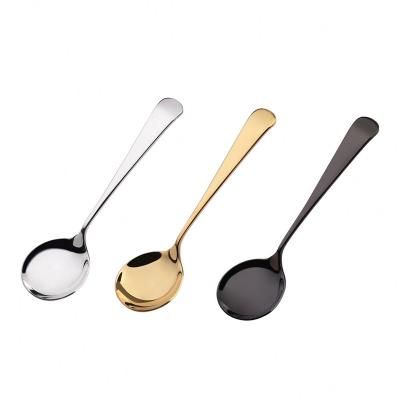 China Sustainable Supply Metal Cupping Teaspoon , Tasting Tools Engraved With Laser Logo for sale