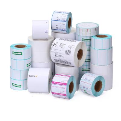 China Bottle Wrapping Hot selling wholesale premium price bar code label roll label non dry film waterproof direct  label for sale