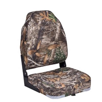 China Boat Accessories New Arrivals Premium Camouflage High Back Folding Chairs For Fishing Boat Marine Suppliers Manufacture Fishing Boat Seats for sale