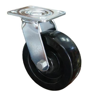 China Others 4 5 6 Inch Furniture Industrial Cast Iron Phenolic Swivel Heavy Duty Caster Wheel for sale