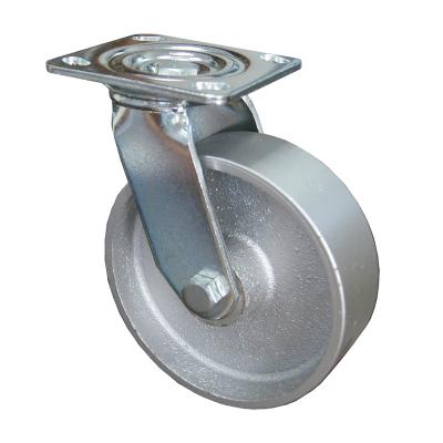 China Others All Iron Caster Wheels 4 5 6 Inch 8 Inch 4 350 Kg Industrial Cast Iron Caster Wheel Heavy Duty for sale