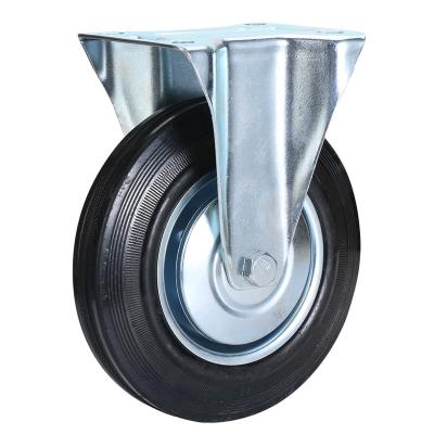 China Others 3 4 5 6 8 Inch Swivel Industrial Trolley Caster High Quality Rubber Wheels for sale