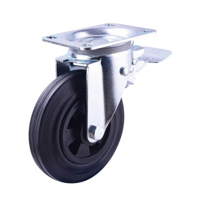 China Other Industrial Movable Plastic Dumpcart Waste Bin Swivel Caster Wheels for sale