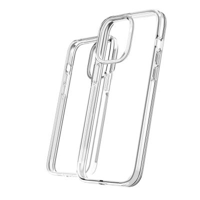 China High Transparent Shockproof Clear Shockproof Terminator Mobile Phone Case Cover For iPhone 14 Pro Max Anti-drop Yellow-resistant Phone Case for sale