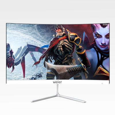 China Weier Non-Curved 27 Inch Flat Panel LCD Led Monitor Gaming Monitor 2k 60hz 165hz PC Monitor Light Anti-Blue Cheap Price for sale