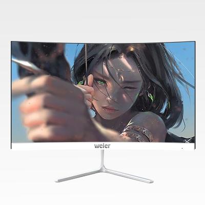 China Not Curved Weier 24 27 32 Inch Gaming Monitor Flat Screen Computer PC Monitor Led LCD For Monitoring Anti-blue Light for sale