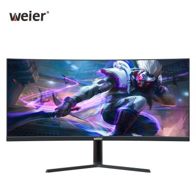 China Uncurved Weier 34 Inch Flat Panel IPS Screen Monitor 3440*1440 Gaming Monitor High Refresh Rate Anti-Blue Light for sale