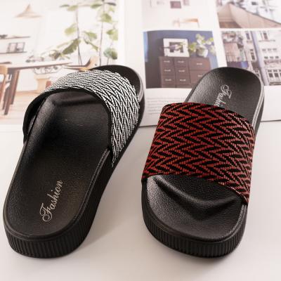 China Women's Summer Low-Heeled Massage Slippers Non-Slip Slippers Sandals Beach Outdoor Sports Shoes for sale