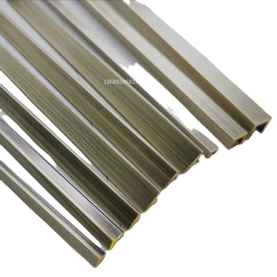 China Modern T15*5.0 Length 2500 T Shape 304 Stainless Steel Bronze Red Yellow Copper Steel Color Tile Trim for sale