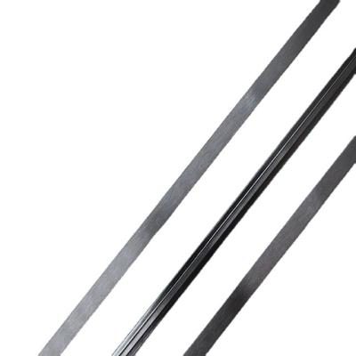 China Modern T4*3.7 Length 2500 T Shape 304 Stainless Steel White Stainless Steel Profile Trim for sale