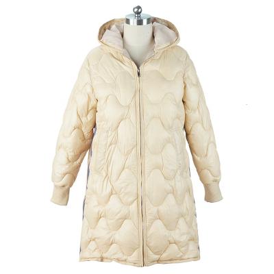 China Women Windproof Winter Warm Windproof Jacket Keep Warm Long Coat Winter Crop Bubble Varsity Jacket Ladies for sale