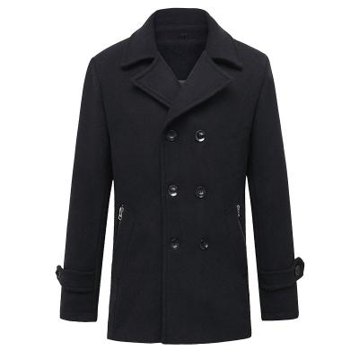 China Gta 5 Perfect Popular Quality Anti-Wrinkle Quality Black Wool Coat Styles In 50 Degree Weather for sale