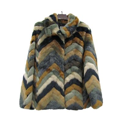 China Plus Size Low Price Quality Assurance Lady Higher Quality Polyester Faux Fur Coated for sale