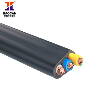 China Construction 12/2 W/G 10/2 W/G Waterproof Flexible Flat Silicone PVC Rubber Submersible Pump Cable Power Cable for sale