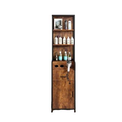 China Eco-friendly Material Industrial Salon Storage Cabinets with 3 Hair Dryer Holes, Barber Storage Cabinet for Beauty Salon for sale