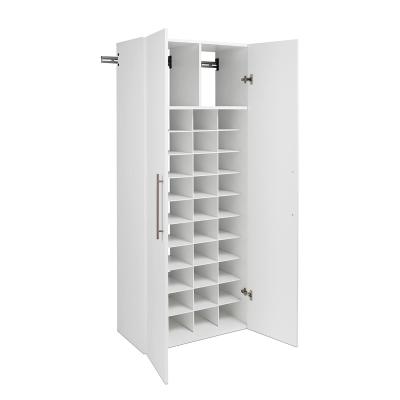 China Eco-friendly Material Wooden HangUps  Wall mounted shoe rack Cabinet Storage White shoes cabinet modern wooden furniture storage for sale