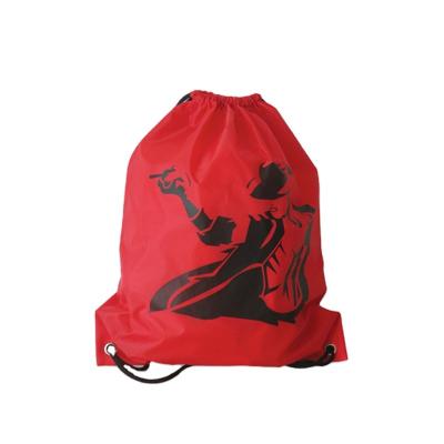 China Cheap Waterproof 210D Polyester Drawstring Backpack Summer Vacation Travel Swimwear Storage Bag High Quality Fashion Waterproof Backpack for sale