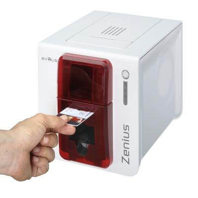 China Cheap Color Evolis Zenius Card Printer Side Printing Plastic /PVC ID Card Printer for sale