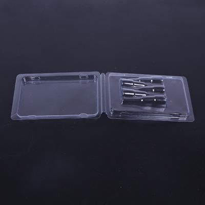 China Cosmetic Medical Ampoule 1ml/2ml/3ml/5ml/10ml Blister Plastic Packaging Glass Tray For Vials for sale