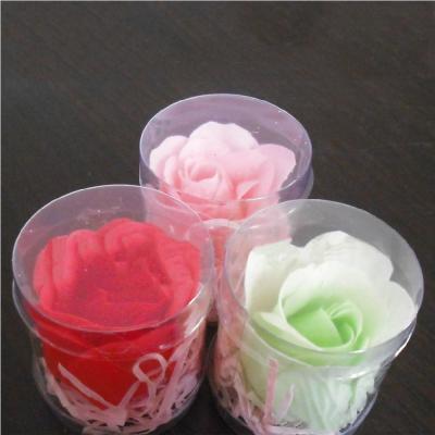 China Recyclable Clear Acetate Cylinder Tube For Pink Candle for sale