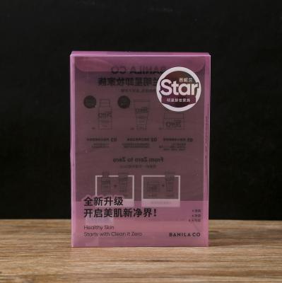 China Hot Selling Custom Recyclable Facial Detergent Box Plastic Box For Cosmetic for sale