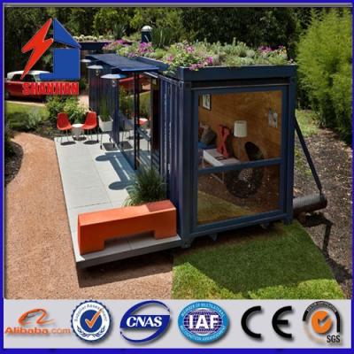 China Mobile Home Parking Lot Container House / Prefab Living Shipping Parking Lot Container / Cafe Room for sale