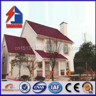 China concrete prefab lightweight steel villa new modern prefab carport homes fast house made in china for sale