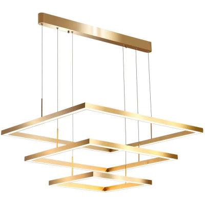 China Light Modern Living Room Modern Dining Lamp Hanging Gold Led Lighting Pendant Light for sale