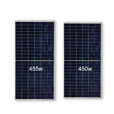 China 144 Half Cell Commercial Mono Solar Panels 440 Watt 440 445w 450w 455w Photovoltaic Solar Panels For Home Roof for sale