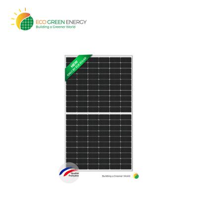 China Eco Green Energy 120 Cells Monocrystalline Half-Cut 9BB Solar Modules 350w 355w 360w 365w 370w Commercial Solar Panels for sale