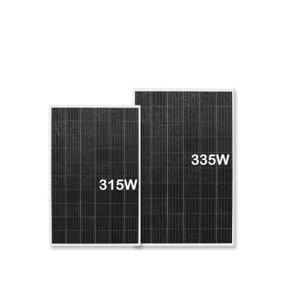 China Commercial Poly Solar Panel Bifacial Module Perc For House Price 25.7 Kg Black Solar Panels ECO High Quality ENERGY 1000 12.80% 320W GREEN for sale