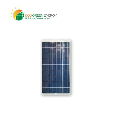 China Commercial 36 Cell Eco Energy 130W Solar Panel Small Green Polycrystalline PV Module Polycrystalline Commercial 9 Kg 1000 1260 x 670 x 30 for sale