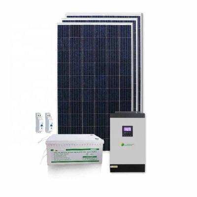 China Output Home Grid Solar System By 4 Battery Packs With Inverter for sale