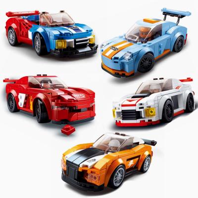 China Toy Sluban Building Blocks M38-B0633 racing car construction kit for kids car club for sale